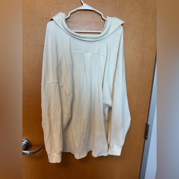 Joah Brown Deep V Pullover Sweater - Picture 4 of 4